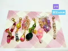 215✱天然石☆チャーム✱　✱オリジナルセット✱早い者がち