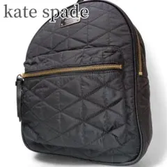 【美品】ケイト・スペード kate spade リュック ブラック ゴールド金具