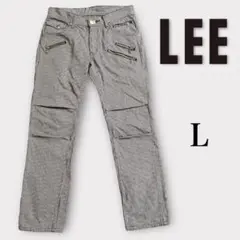 Y2K お兄系 千鳥格子柄 ギミック デザインパンツ 00s シンチバック 30