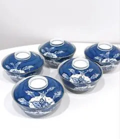蓋つき煮物椀　5客セットのサムネイル