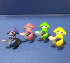 チョコエッグ スプラトゥーン イカ フィギュア 4体セットのサムネイル