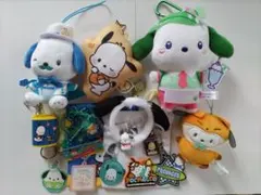 ポチャッコ グッズ まとめ売り ぬいぐるみ キーホルダー等　17点
