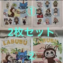 LABUBU ラブブ トートバッグ 2枚セット 両面デザイン