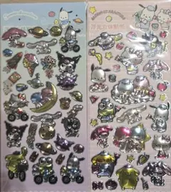 サンリオ♡豪華ぷっくりシール２枚セット