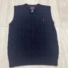 極美品•QRタグ✨】ポロラルフローレン ケーブルニット ベスト 現行