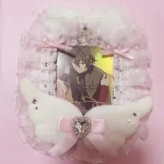 硬質デコ ピンク 猫耳