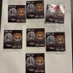 【匿名配送】 鬼滅の刃 ウエハース 宇髄天元＆煉獄槇寿郎 7枚セット