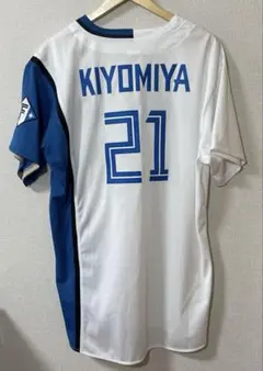 FAV限定グリッターワッペン付きレプリカユニフォーム 山﨑福也(Lサイズ