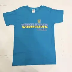 ウクライナ Tシャツ 青