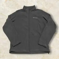 00s Columbia フリースジャケット USメンズ 肉厚ダークグレー L