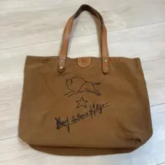 IL BISONTE ブラウン トートバッグ