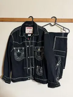 supreme×true religion デニム　セットアップ