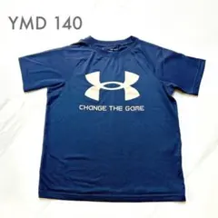 アンダーアーマー Tシャツ YMD 140 ネイビー 半袖
