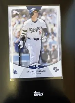 【HR#5】大谷翔平　50/50 カード　topps