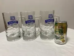 SUNTORY ドラフトビールジョッキ 3個セット　特大