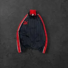 希少　黒赤　OLD puma archive y2k track jacket