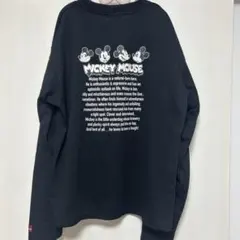 新品未使用 ディズニー ミッキーマウス ミッキー ロングTシャツ ロンT M