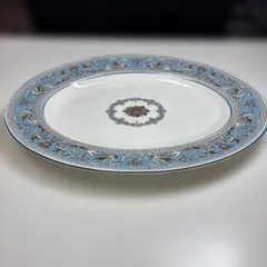 281 黒壺 27cm 2p フロレンティーン ターコイズ ウェッジウッド - メルカリ