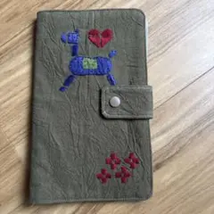 馬券　手帳ケース 馬刺繍付