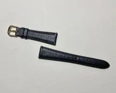 マット調　黒革時計ベルト