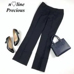 美品【n♡line Precious】 スラックス ブラック 7号 ビジネス