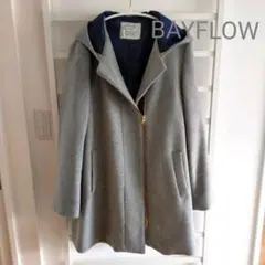 BAYFLOW　フード付ウールコートのサムネイル
