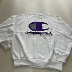 Champion メッシュスウェット Lサイズ ホワイト