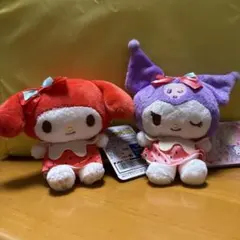マイメロディ&クロミいちごみるくメルトマスコット未使用品タグ付き
