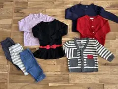 まとめ売り　72着　90 女の子　子供服　90㎝　春夏秋冬　保育園着