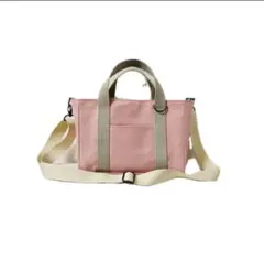 2wayミニトートバッグ　帆布トートバッグ