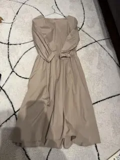 GREEN LABEL RELAXING ベージュマキシドレス