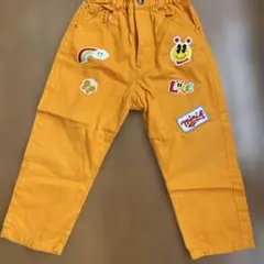 MINI-K オレンジ刺繍パンツ　ウエストゴムのサムネイル