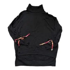 ❣️即日発送❣️【BLUE LABEL CRESTBRIDGE】袖リボンニット　黒M