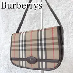 Burberrys ショルダーバッグ ノバチェック シャドーホース ホースロゴ