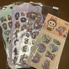 LABUBU シールセット 4セット