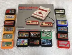 任天堂 ファミリーコンピュータ 本体 コントローラー ソフトセット