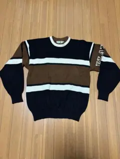 PLAYBOY ストライプニットセーター Mサイズ