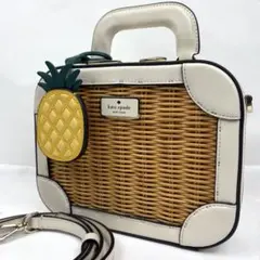 美品 ケイトスペードニューヨーク かごバッグ ショルダーバッグ クロスボディ