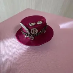 スチームパンク風　歯車付きミニハット