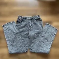 SHEIN　ブラックデニム　（グレーデニム？）　160