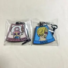 ONE PIECE ストラップ キーホルダー チョッパー サンジ 2個セット