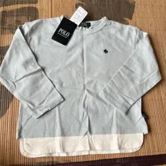 POLO ビーシーエス 長袖カットソー 110サイズ ライトグリーン