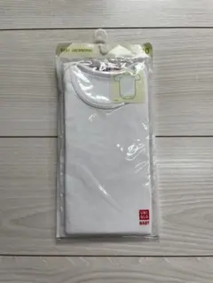 【新品未使用未開封】ユニクロ　ベビー　ボディスーツ　半袖　ホワイト　70センチ
