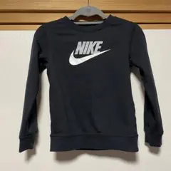 NIKE ブラック 裏起毛トレーナー 長袖