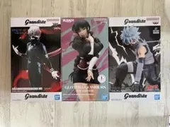 BLEACH 涅ネム 東京喰種 金木研 NARUTO はたけカカシフィギュア3種