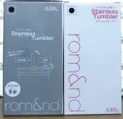 匿名配送】ロムアンド rom&nd ステンレスタンブラー 3色セット - メルカリ