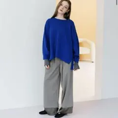 【美品】UNOF TUCK LAYERED BOTTOMS グレー Sサイズ