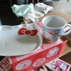 非売品キティマグ、プレート