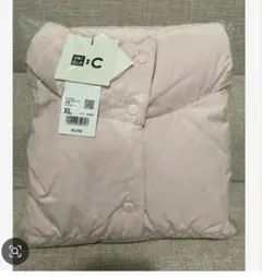 ユニクロCダウンクロップドベスト　ピンク　XL UNIQLO