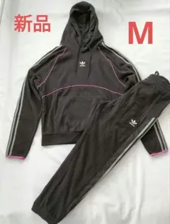 新品　アディダスオリジナルス　ポーラーフリース上下　スウェット　セットアップ　М